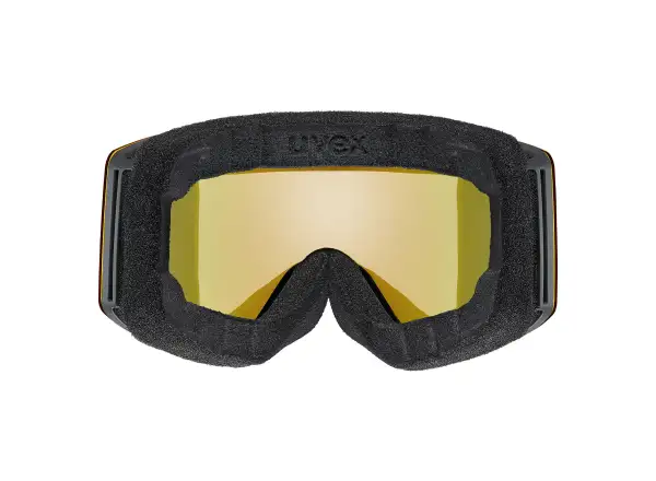 Uvex Provoque FM ski goggles black matt/blue - green