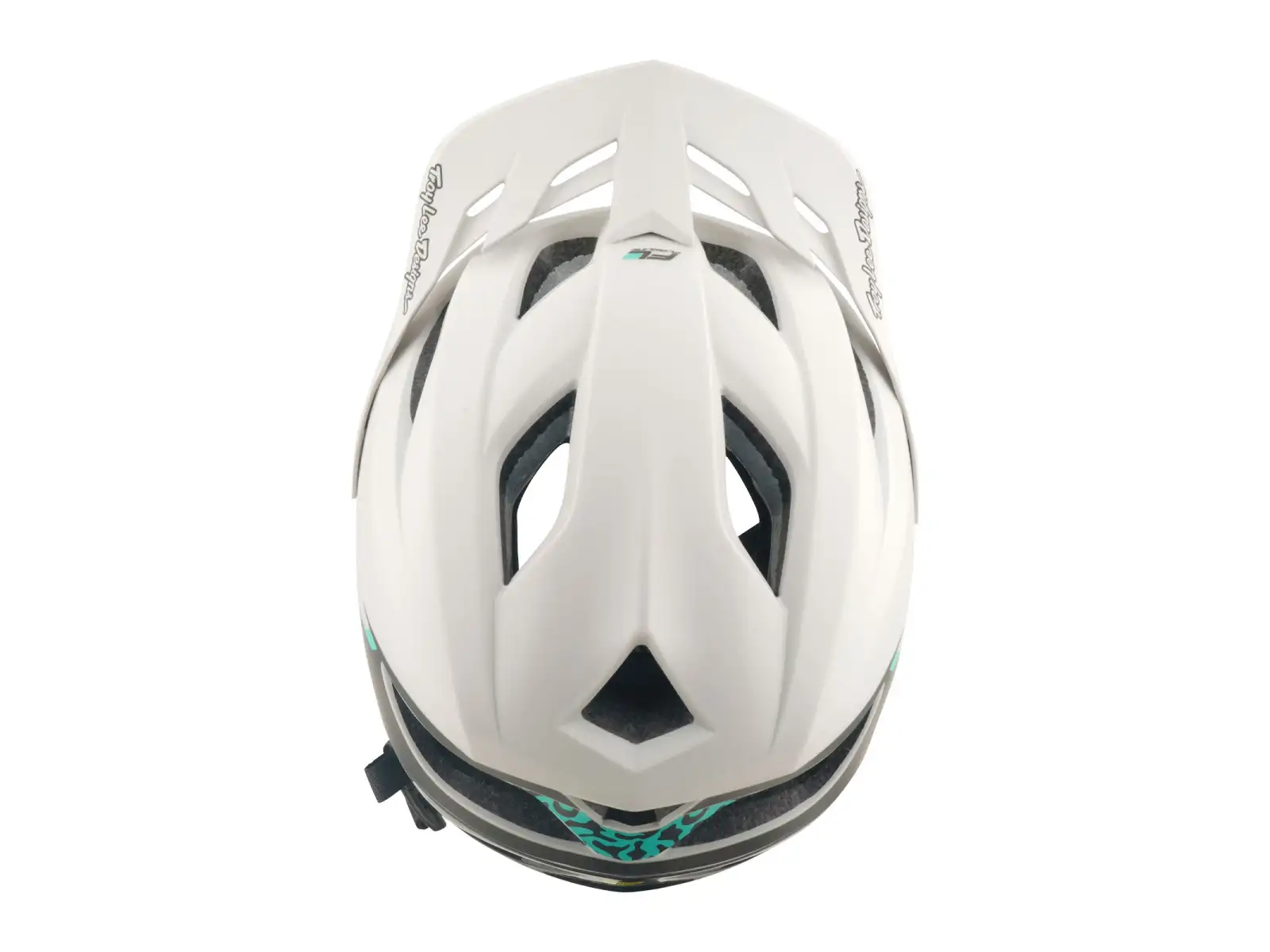 Troy Lee Designs Flowline SE MIPS helmet Stacks Pumice/Real Teal