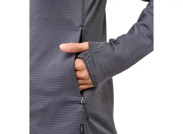 Haglöfs L.I.M Mid Multi Hood women's hoodie dark grey