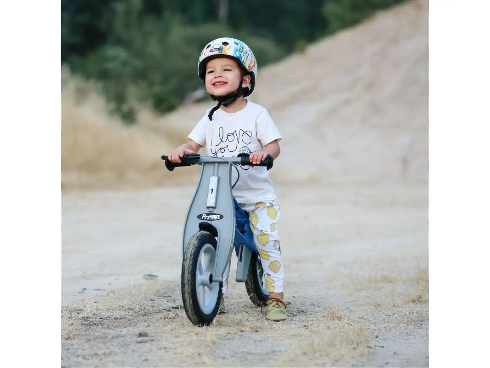 First Bike Street children's balance bike blue