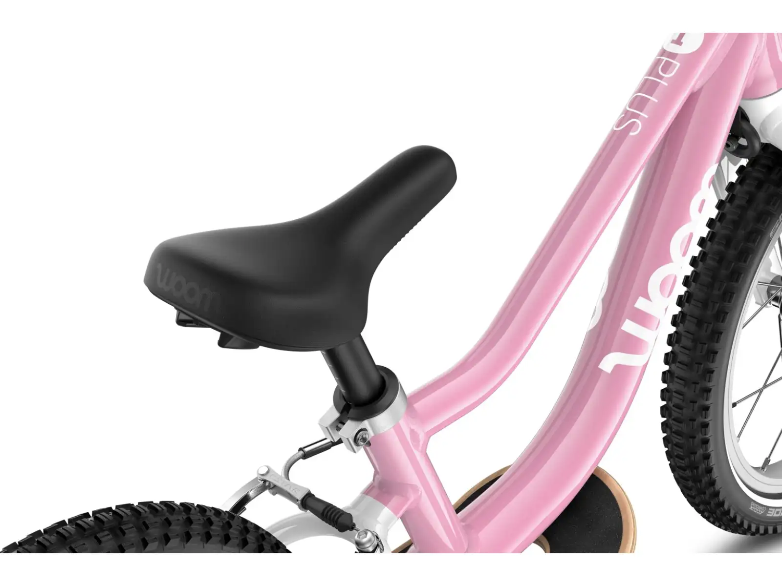 Woom GO 1 Plus children's balance bike 14" color Powder Pink