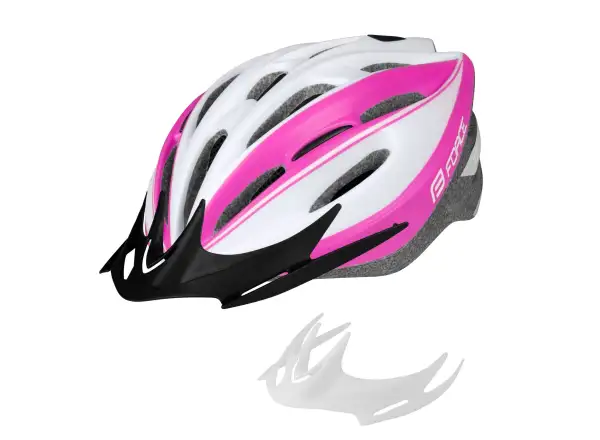 Force Tery cycling helmet white/pink