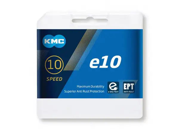 KMC E10 EPT chain 136 links Dark Silver
