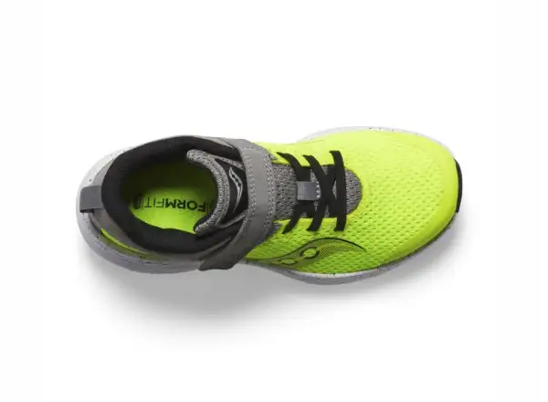 Saucony Kinvara 14 children's shoes citron/grey