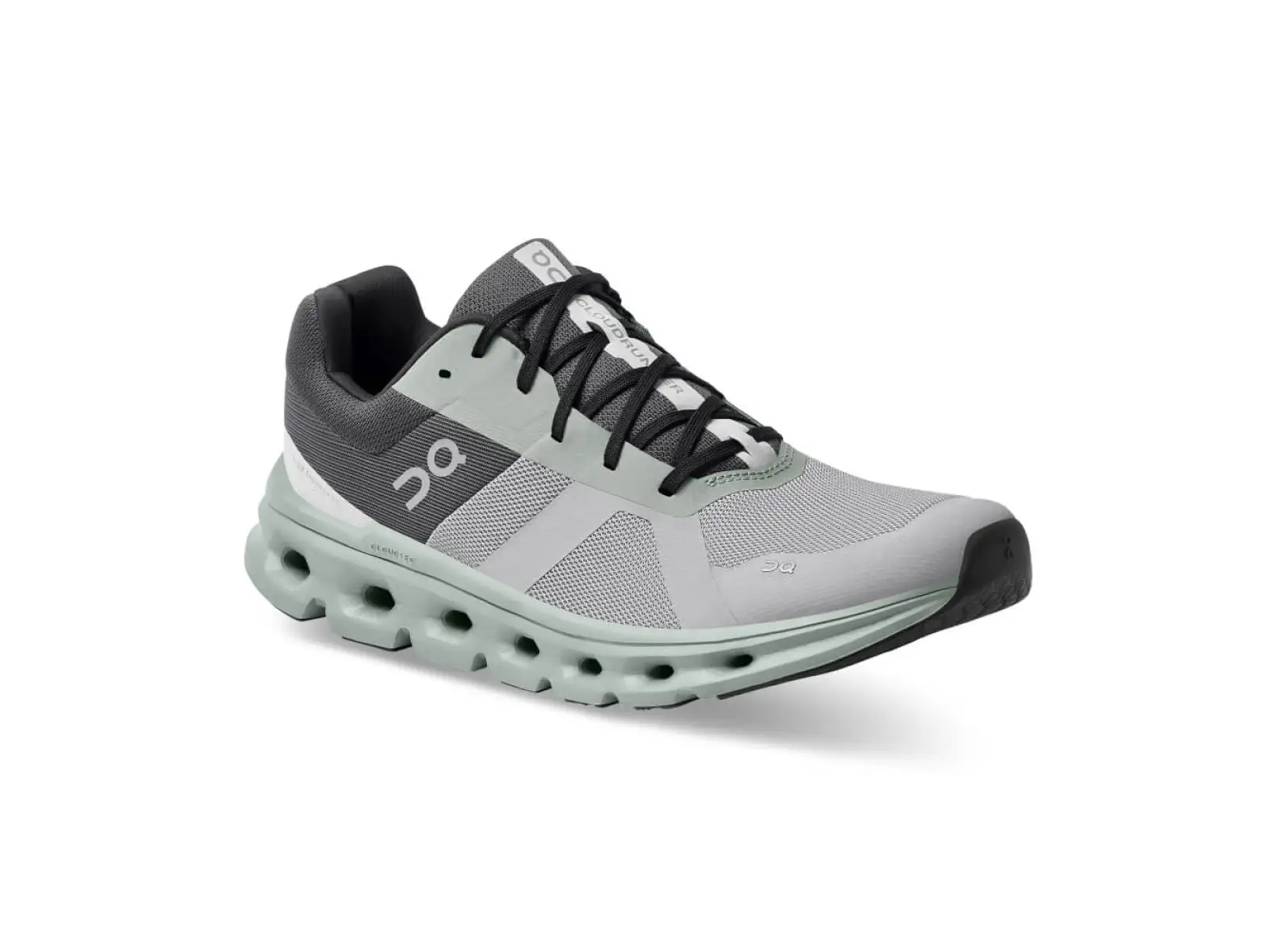 On Cloudrunner Running Shoes Men Alloy/Moss