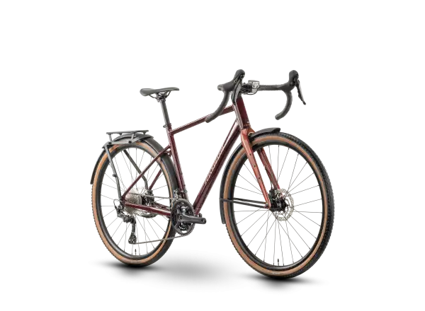 Raymon Territ Pro Street gravel bike MaroonBrown/Brick