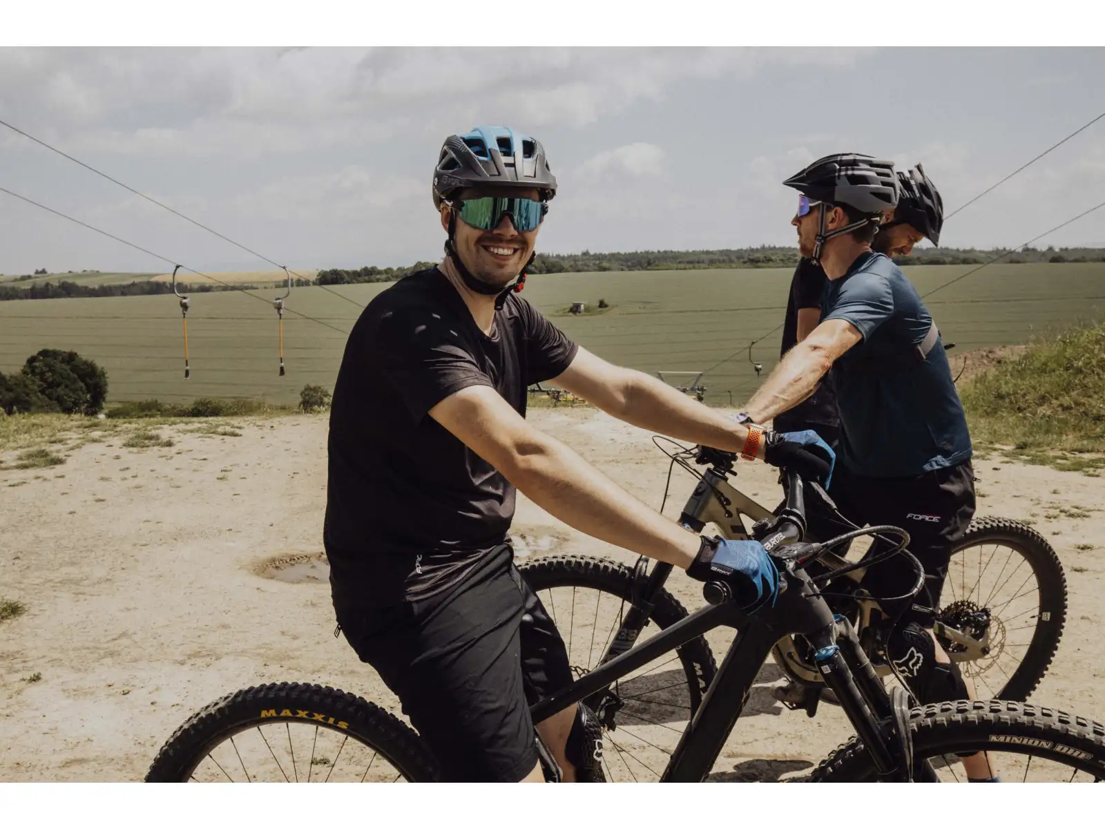Force MTB Mount men's jersey short sleeve black