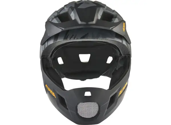 Alpina Rupi children's helmet Black/Camo Orange Matt