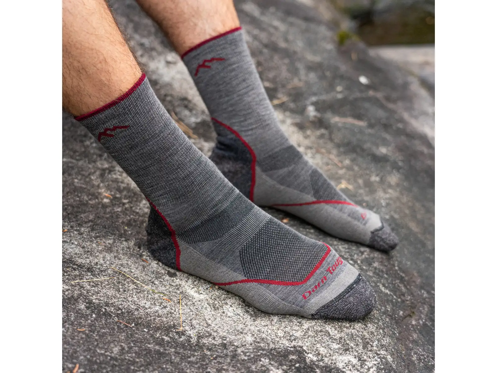 Darn Tough Light Hiker Micro Crew Lightweight Cushion men's socks Denim