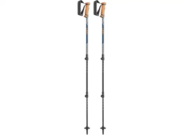 Legacy Lite trekking poles Orange/Denimblue/Light anthracite