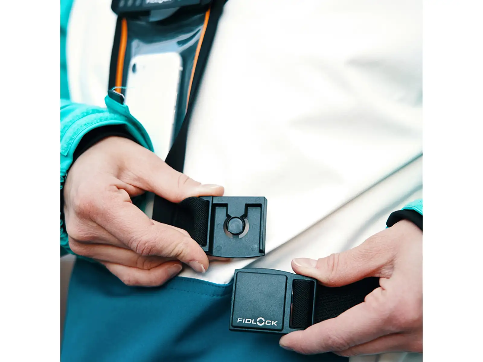 Fidlock Hermetic chest pouch for mobile phone
