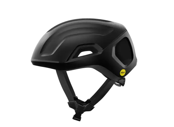POC Ventral Tempus MIPS road helmet Uranium Black Matt