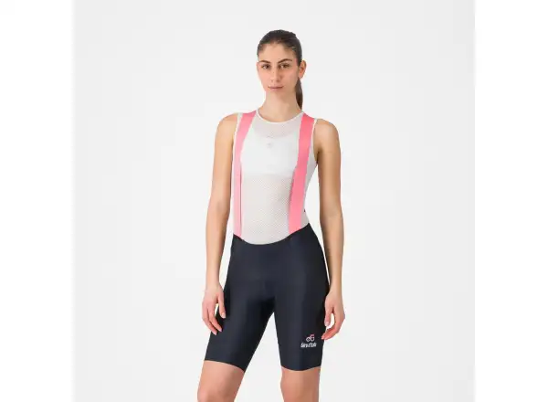 Castelli Giro Prima 2 women's bib shorts with insert Nero/Rossa