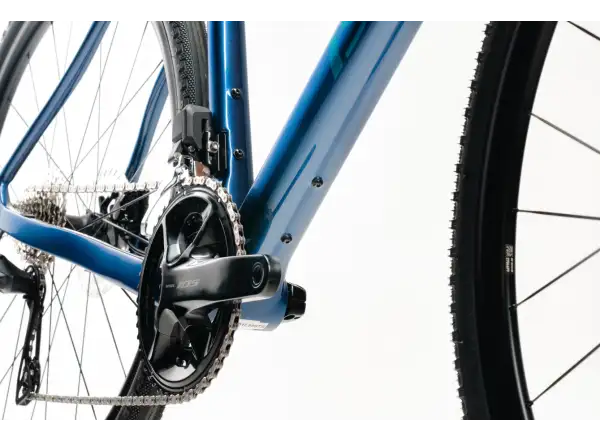 Isaac Kaon 105 Di2 2x12 gravel bike Saphire Blue