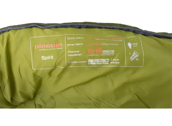 Pinguin Spirit CCS sleeping bag 185 cm blue