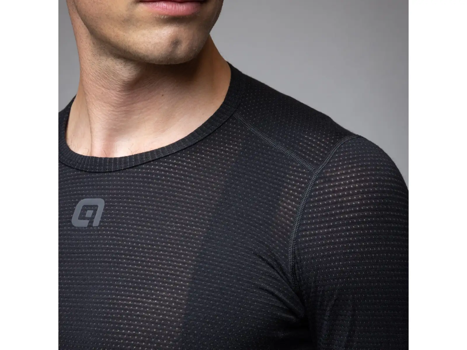Alé Intimo Merino men's base layer long sleeve Black