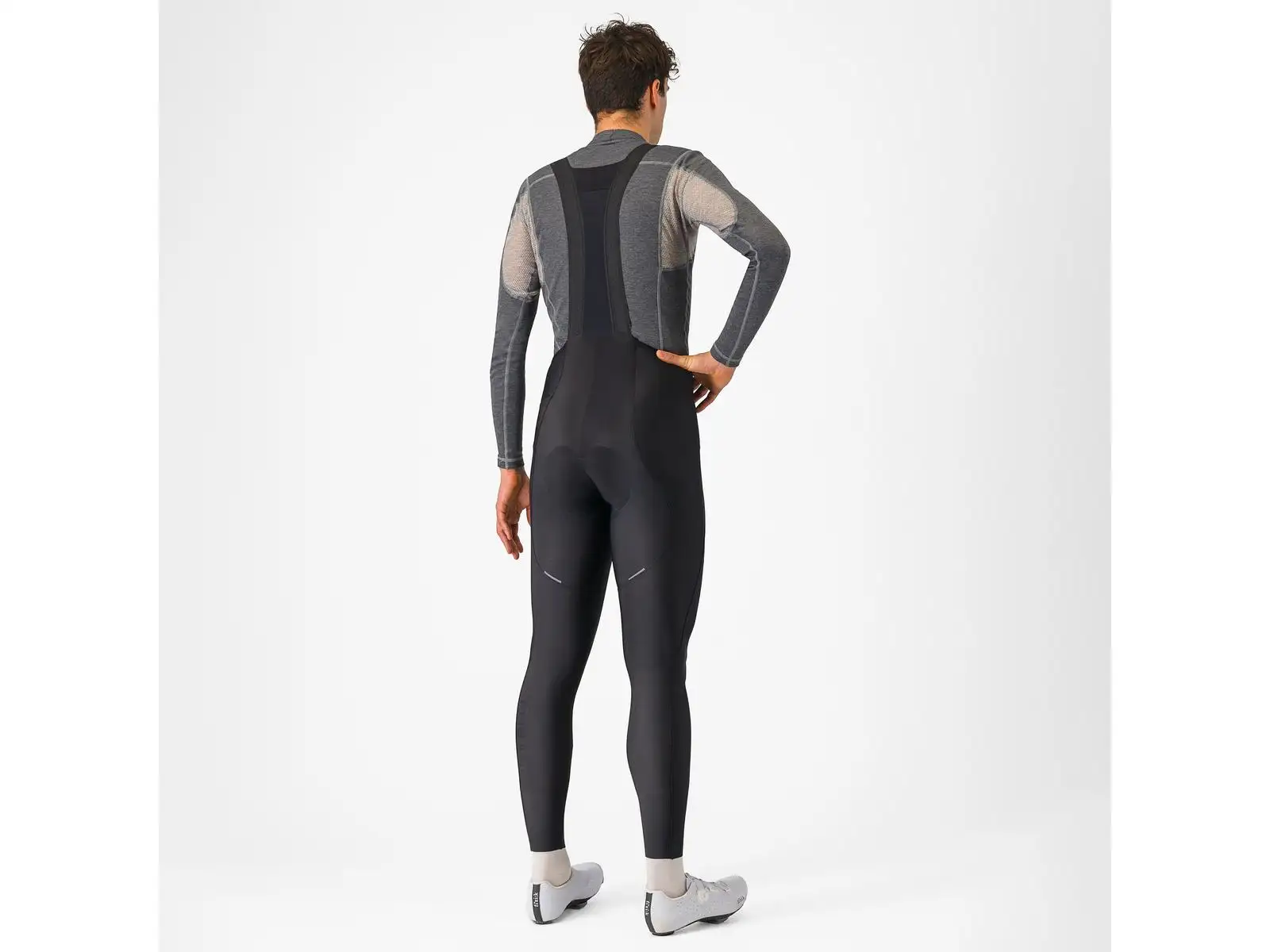 Castelli Espresso Bibtight men's pants with brace and insert Black