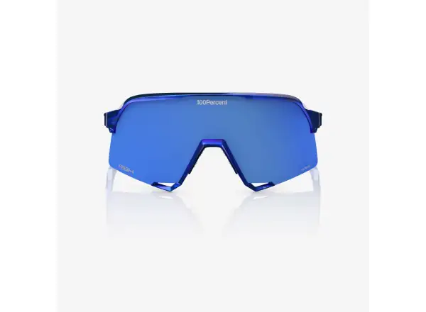 100% S3 glasses  RBH Gloss Blue Holographic/HiPER Royal Blue Mirror Lens