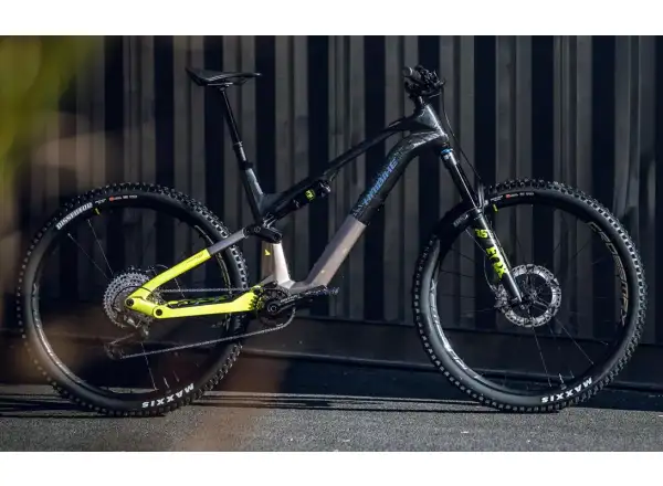 Haibike Lyke CF 11 430Wh full-suspension e-bike Carbon/Sand/Lime Gloss