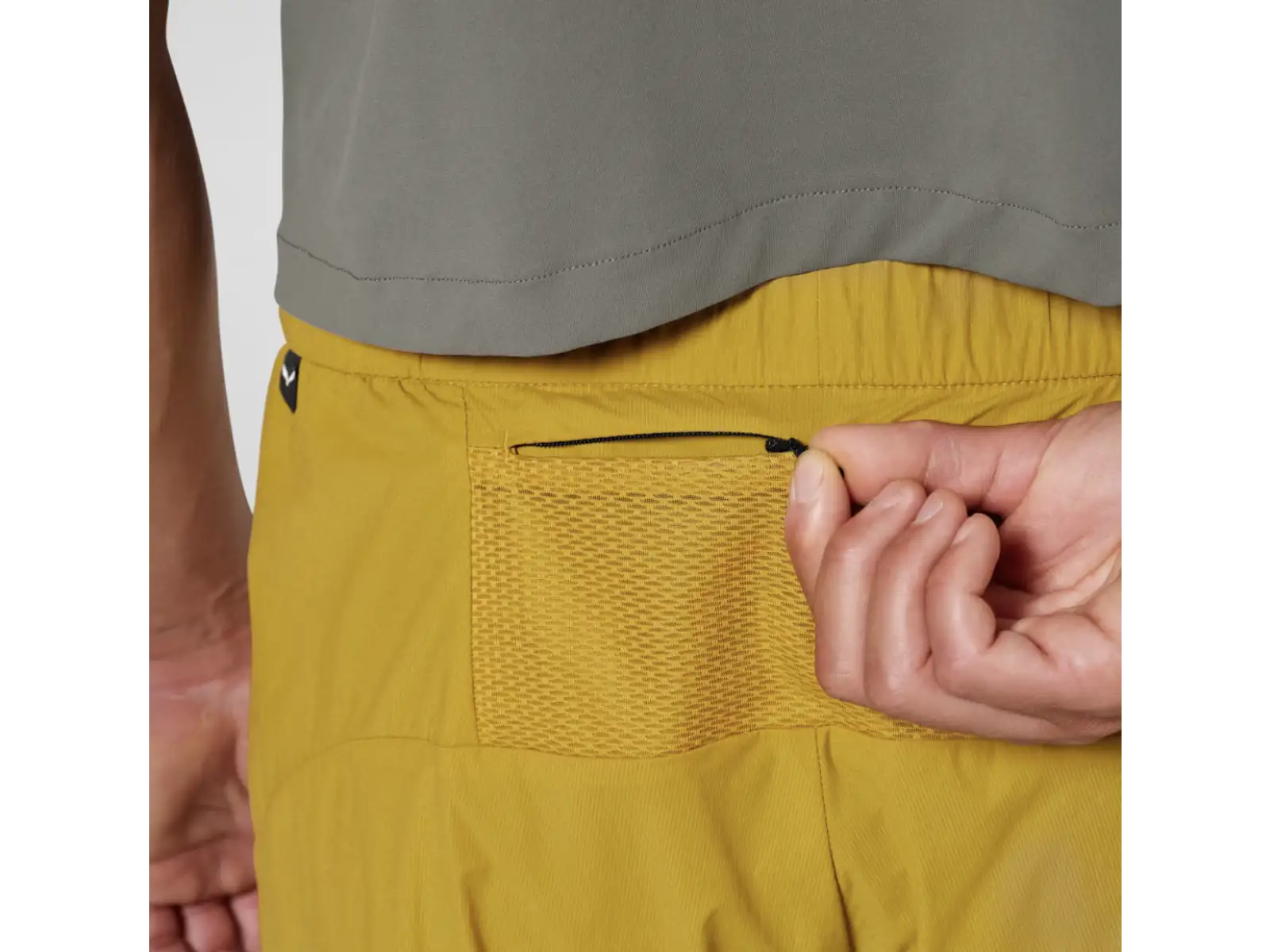 Salewa Pedroc Durastretch 2in1 men's shorts Olive Oil