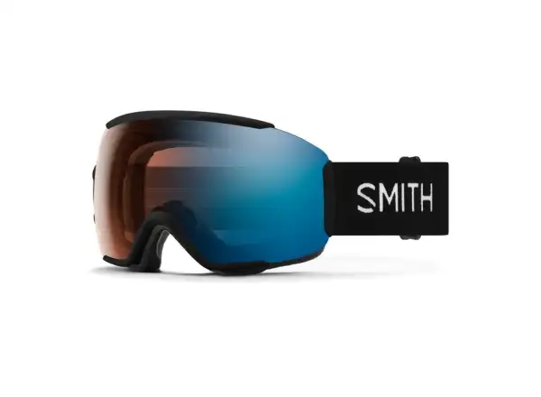 Smith Sequence OTG ski goggles Black / ChromaPop Pro Photochromic Blue Mirror
