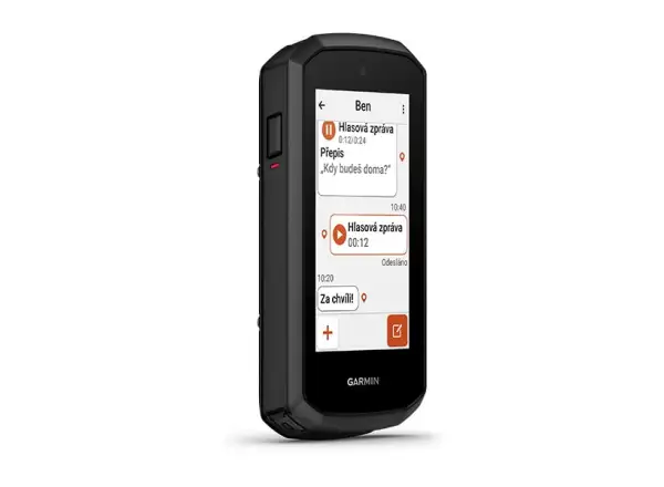 Garmin Edge Explore 3 Plus bike computer with speaker and microphone
