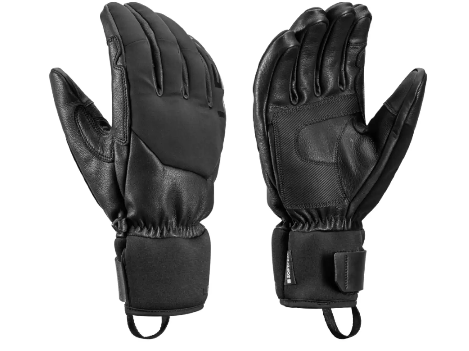 Leki Hevon Zero downhill gloves Black