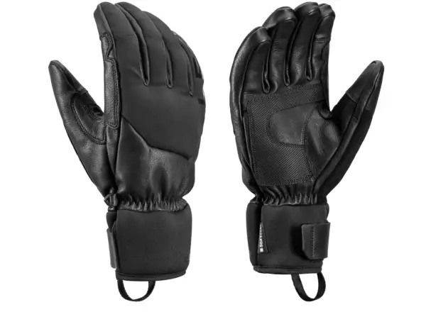 Leki Hevon Zero downhill gloves Black