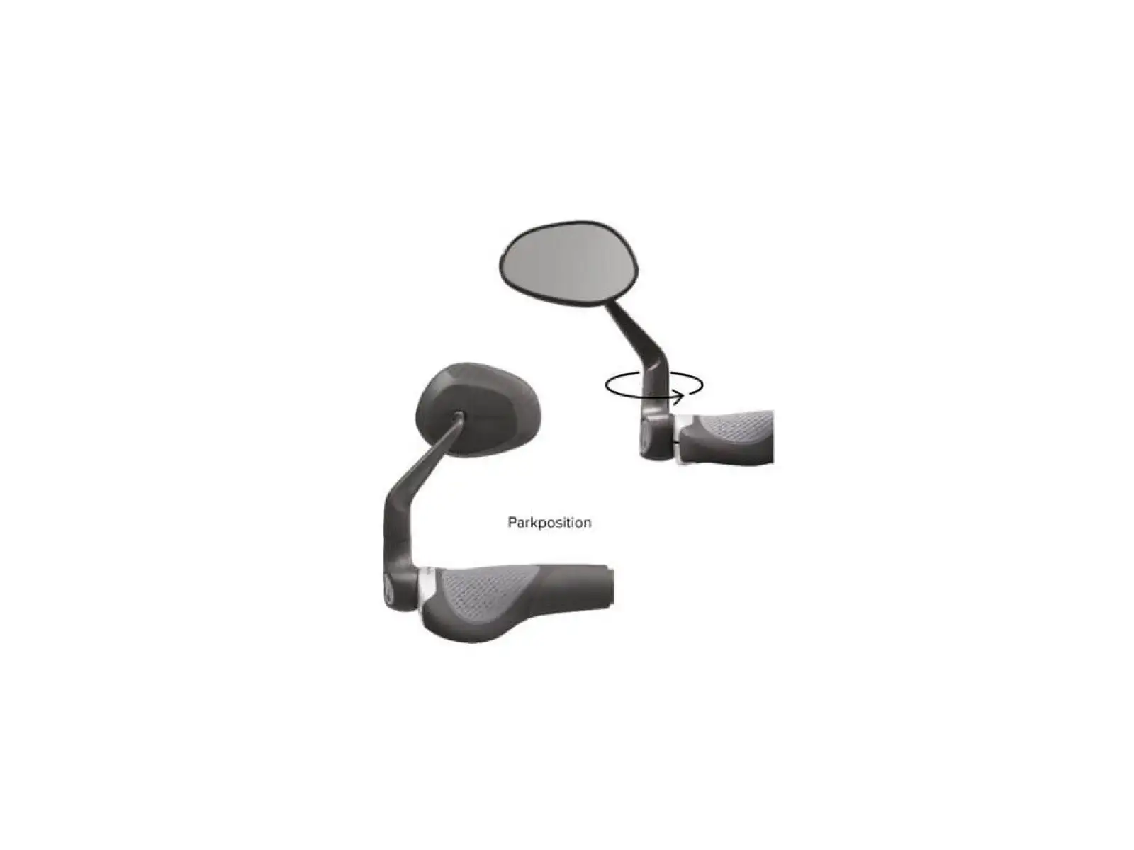 Ergon RM Touring mirror on handlebars