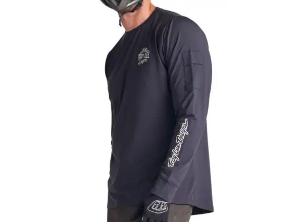 Troy Lee Designs Ruckus Ride Tee men's jersey long sleeve Bolts Carbon