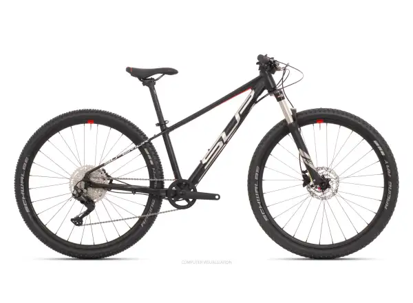 Superior Team 27 Elite Matte Black/Hologram Chrome/Team Red children's mountain bike