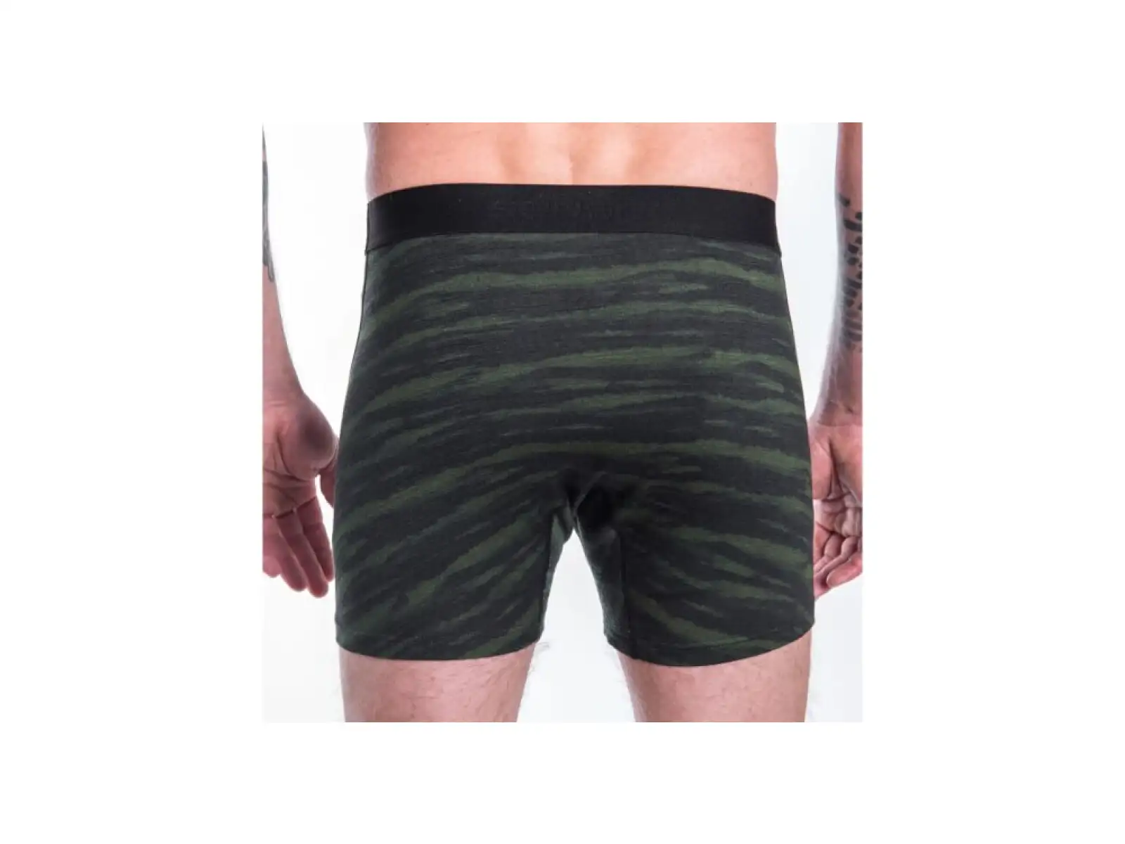 Sensor Merino Impress men's boxers black/Batik