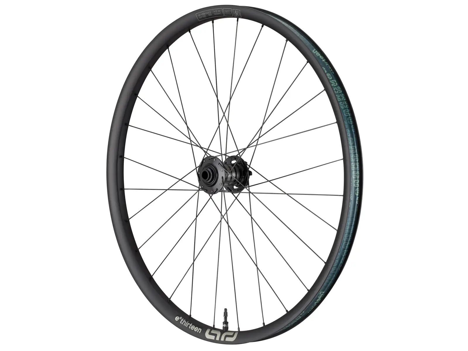 E-13 Grappler Race Carbon E-Spec Boost 29" front wheel Black