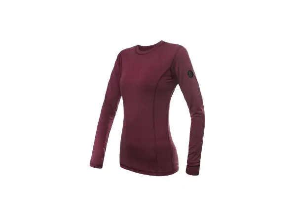 Sensor Merino Air women's shirt long sleeve Port Red