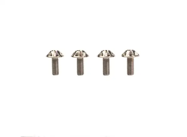Silca Ti bottle cage bolt set Clear