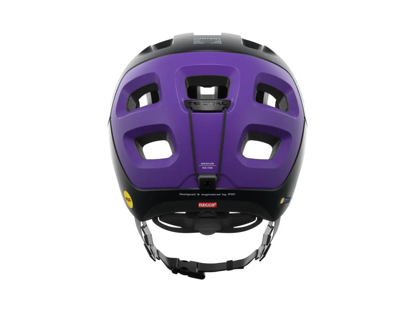 POC Tectal Race MIPS helmet Uranium Black/Sapphire Purple Metallic/Matt