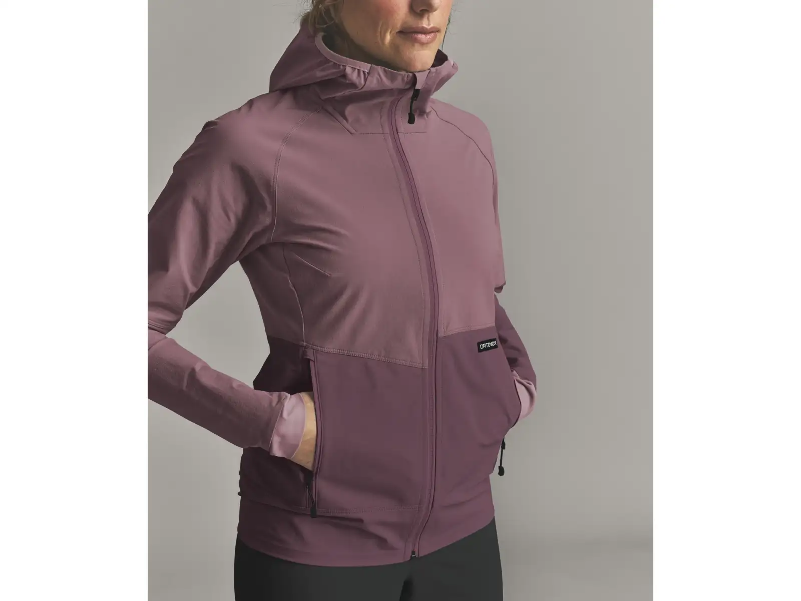 Ortovox Venet Softshell Hooded Jacket women's softshell jacket with hood Dusk Rose