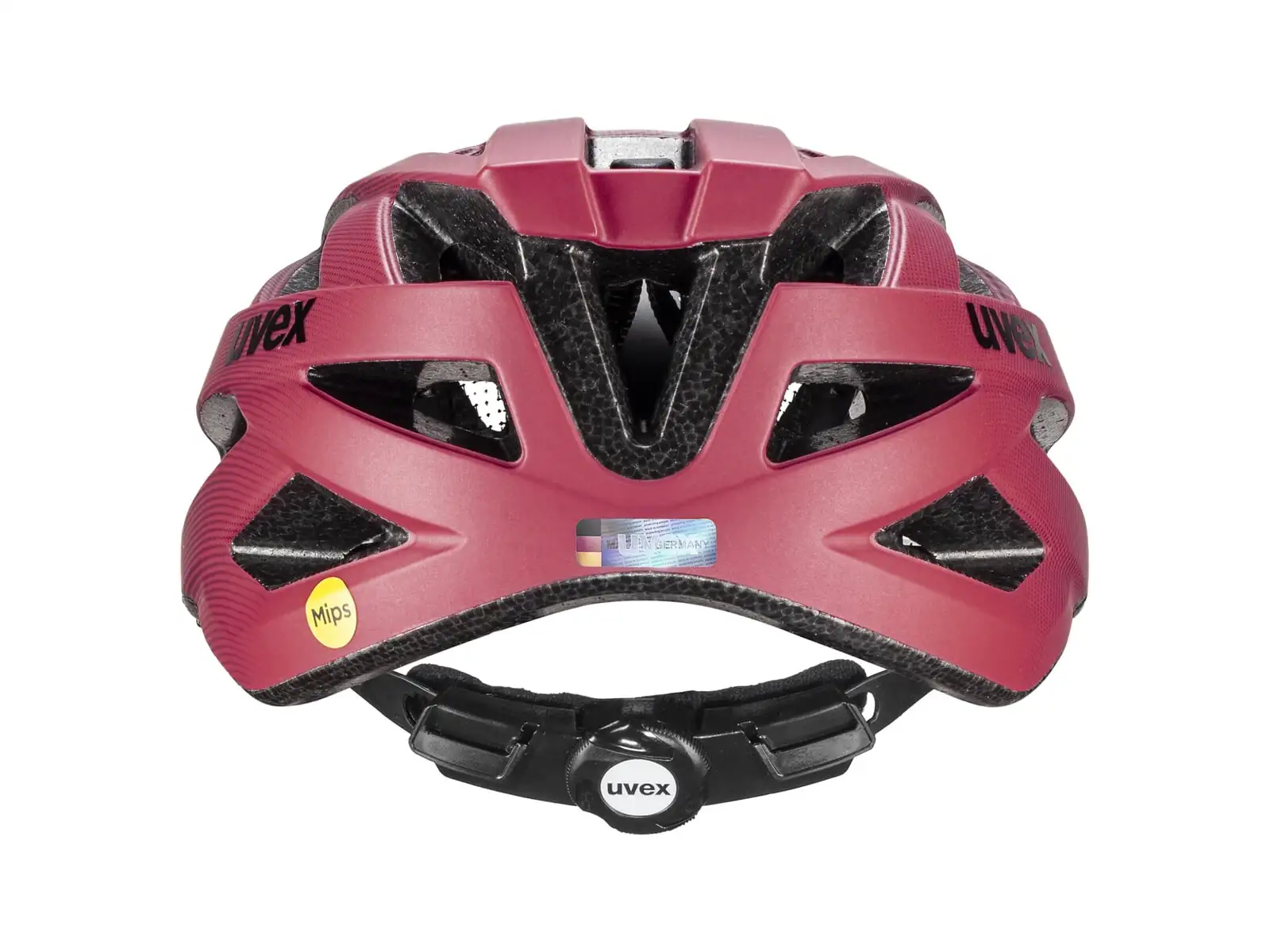 Uvex I-VO CC MIPS helmet Black/Red Matt