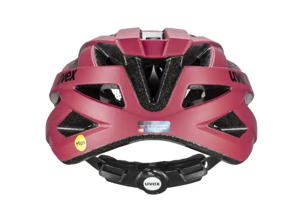Uvex I-VO CC MIPS helmet Black/Red Matt