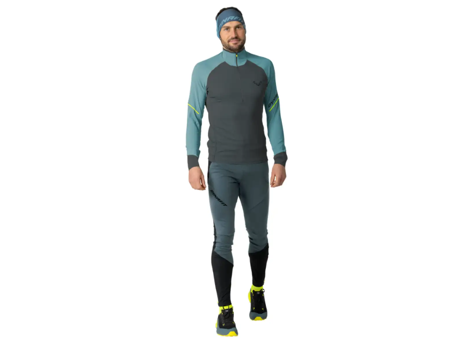 Dynafit Alpine 1/2 Zip Tee men's shirt long sleeve Smoke Blue