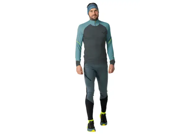Dynafit Alpine 1/2 Zip Tee men's shirt long sleeve Smoke Blue