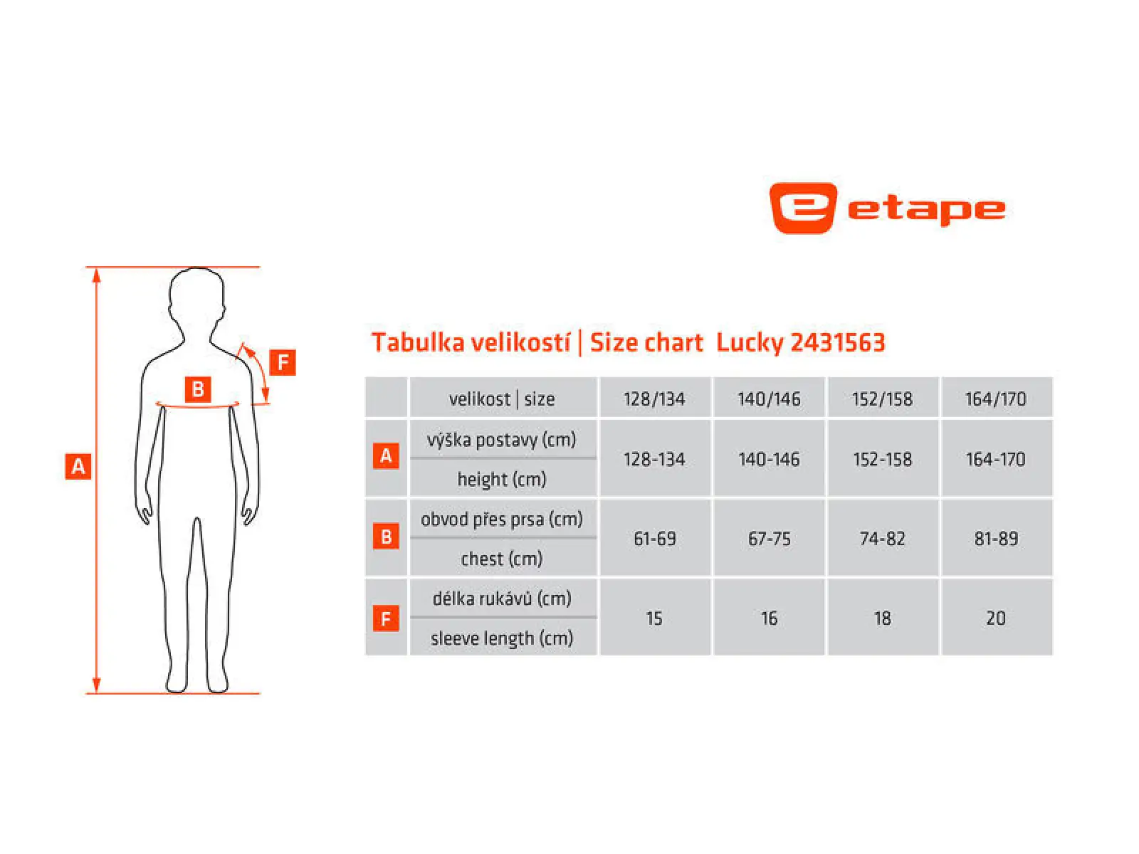 Etape Lucky children's jersey short sleeve yellow fluo/blue