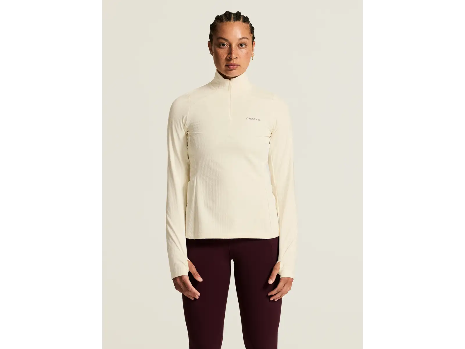 Craft Gain Thermal Midlayer 2 women's sweatshirt white