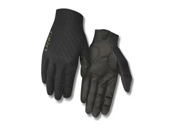 Giro Rivet CS cycling gloves long Black/Olive