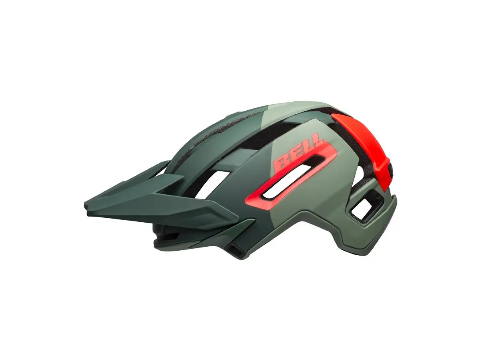 Bell Super Air R Spherical helmet Mat/Glos Green/Infrared