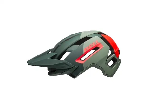 Bell Super Air R Spherical helmet Mat/Glos Green/Infrared