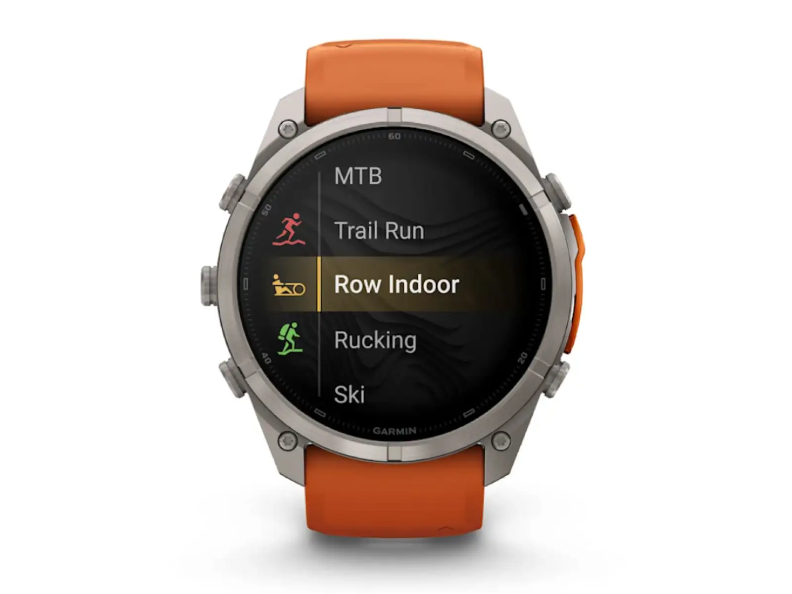 Garmin Fénix 9 Pro inReach 51 mm smart watch Titanium Autumn orange/Spark orange
