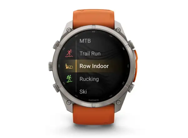 Garmin Fénix 9 Pro inReach 51 mm smart watch Titanium Autumn orange/Spark orange