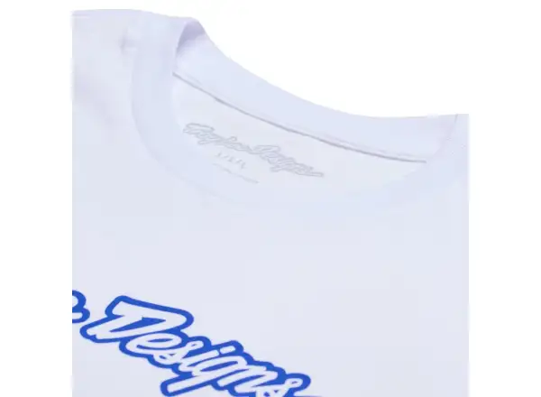 Troy Lee Designs Signature men's T-shirt short sleeve White