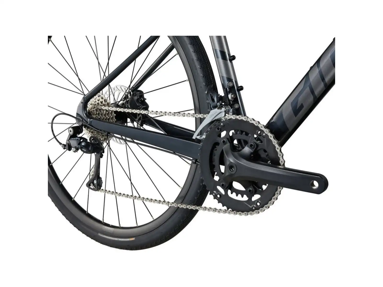 Giant FastRoad AR 2 fitness bike metallic black